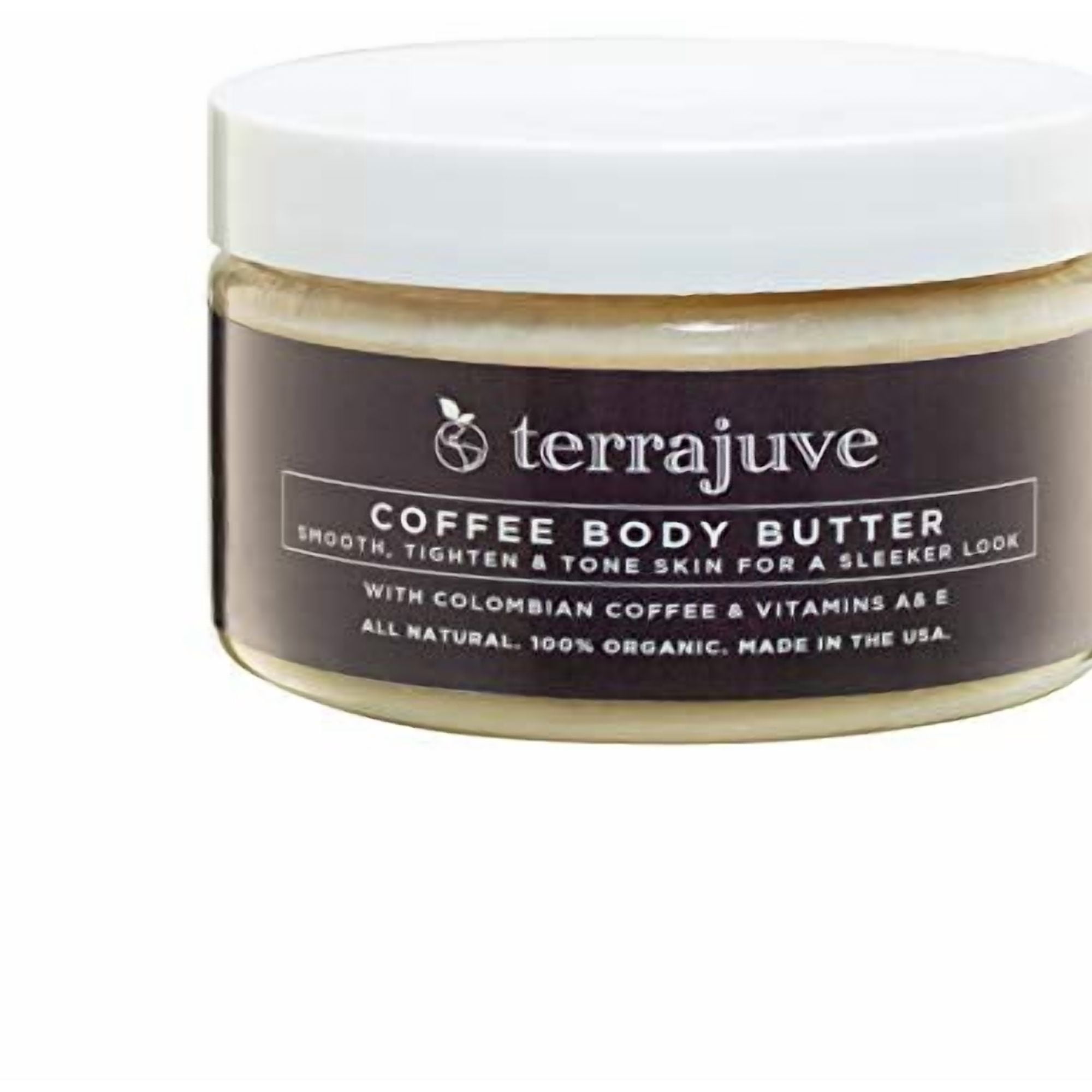 Terrajuve - Coffee Body Butter with Columbian Coffee Organic Natural Made USA