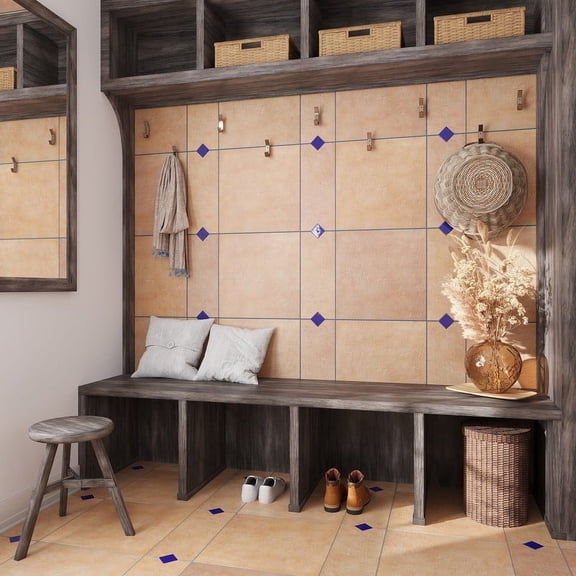 Terralis 2 x 2 in. Glossy Royal Blue Porcelain Square Wall and Floor Tile (0.86 sq ft/case) - 50 Pack