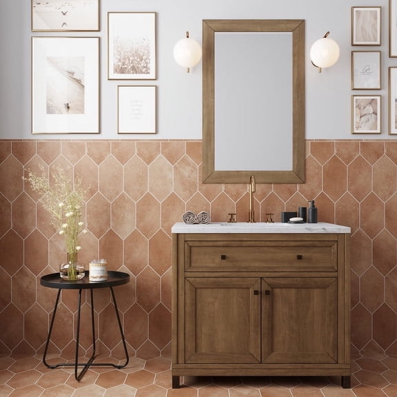 Terralis 6 x 12 in. Matte Terracotta Porcelain Octagon Wall and Floor Tile (7.1 sq ft/case) - 20 Pack