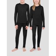 Terramar Kids 4.0 Thermafleece Set - 2 Piece - Black