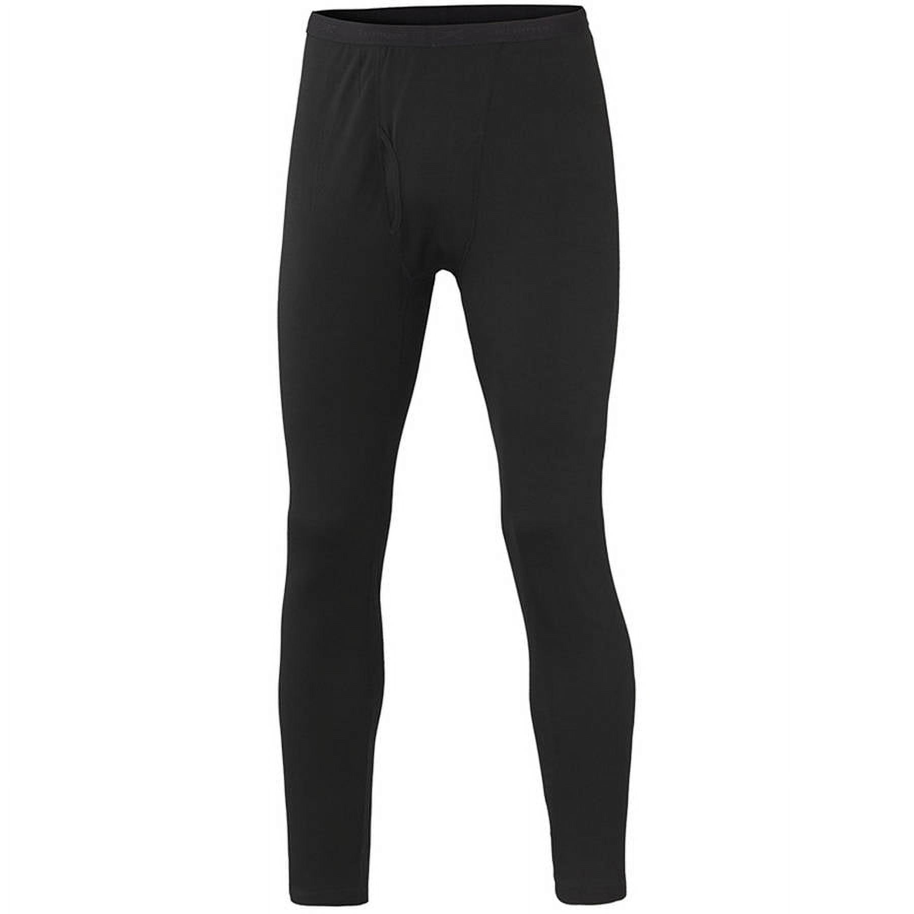 Terramar Men's Polypropylene Base Layer Pants - Moisture Wicking Thermal Long Underwear Bottoms