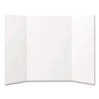 Terramaster FI68208FSC Trifold Display Boards, 36 X 48 X 0.2, White