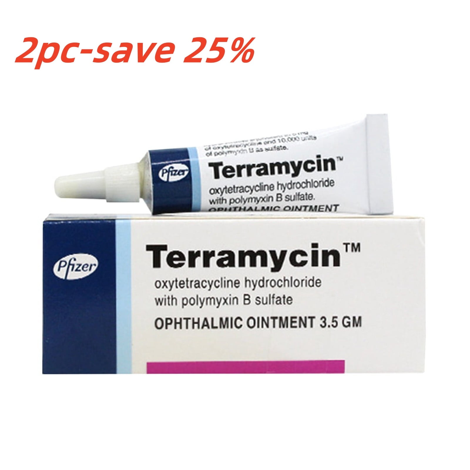 Terramycin Eye Ointment for Cats, Dogs & Horses Antibiotic Ointment Eye