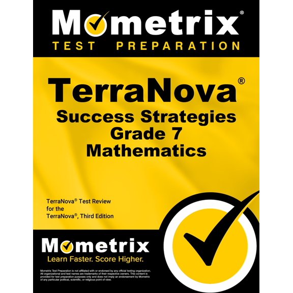 TerraNova Success Strategies Grade 7 Mathematics Study Guide