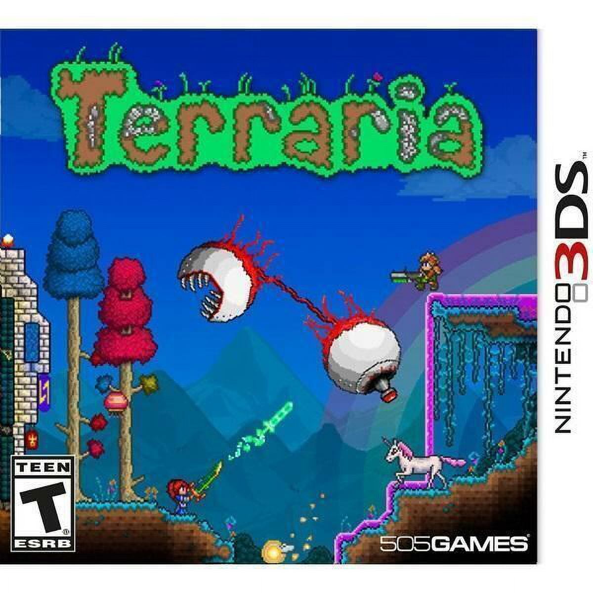 Terraria Nintendo 3DS [505 Games Adventure Sandbox Platformer