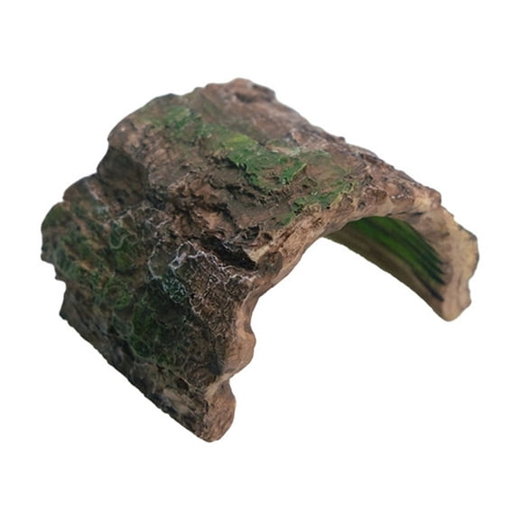 Terrarium Decoration Natural Lookings Driftwood Resin Tree Stump Fishtanks Shelter Cave for Fish and Reptiles Hideouts
