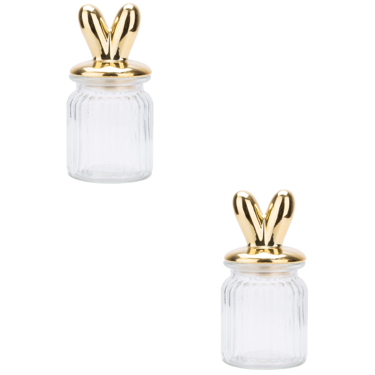 Terrarium Jar Glass Candy Organizer Canisters Seasoning Pot Container