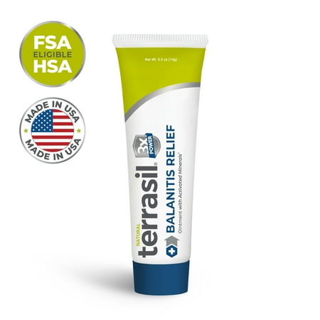 Terrasil Balanitis Relief Ointment. All-Natural Treatment for Irritation, Itch & Inflammation (14gm)