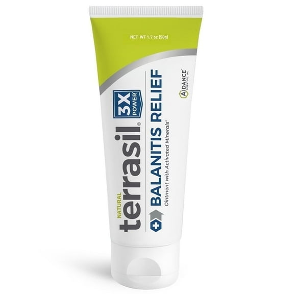Terrasil Balanitis Relief Ointment, All-Natural Treatment for Irritation, Itch & Inflammation (50gm)