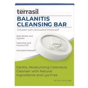 Terrasil Balanitis Soap, Natural Relief of Balanitis Symptoms Irritation & Itch with Calendula (75g)
