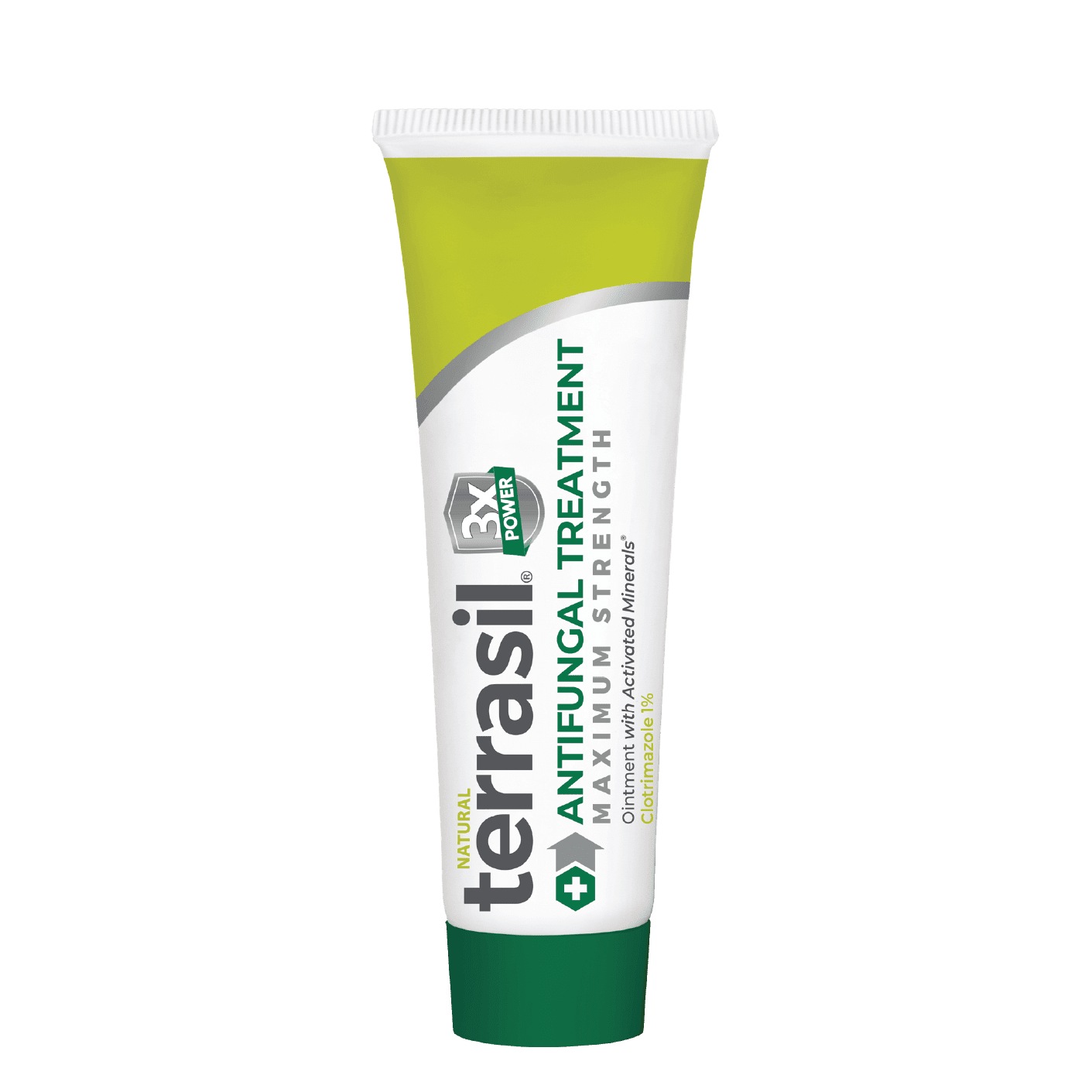 Terrasil Clotrimazole Antifungal Cream, Relief for Fungal Yeast Infections, Jock Itch, Athletes Foot, Ringworm for Men & Women, Clinically Proven Treatment of Skin Fungus MAX 6X (1oz)
