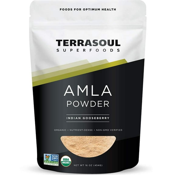 Terrasoul Superfoods Organic Amla Powder, 1 Lb - Rich in Antioxidant Vitamin C | Supports Immunity