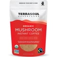 thumbnail image 1 of Terrasoul Superfoods Organic Instant Mushroom Coffee, 30 Servings, 4.75oz - Fair-Trade | Freeze-Dried | Medium Roast | Arabica Beans, 1 of 7