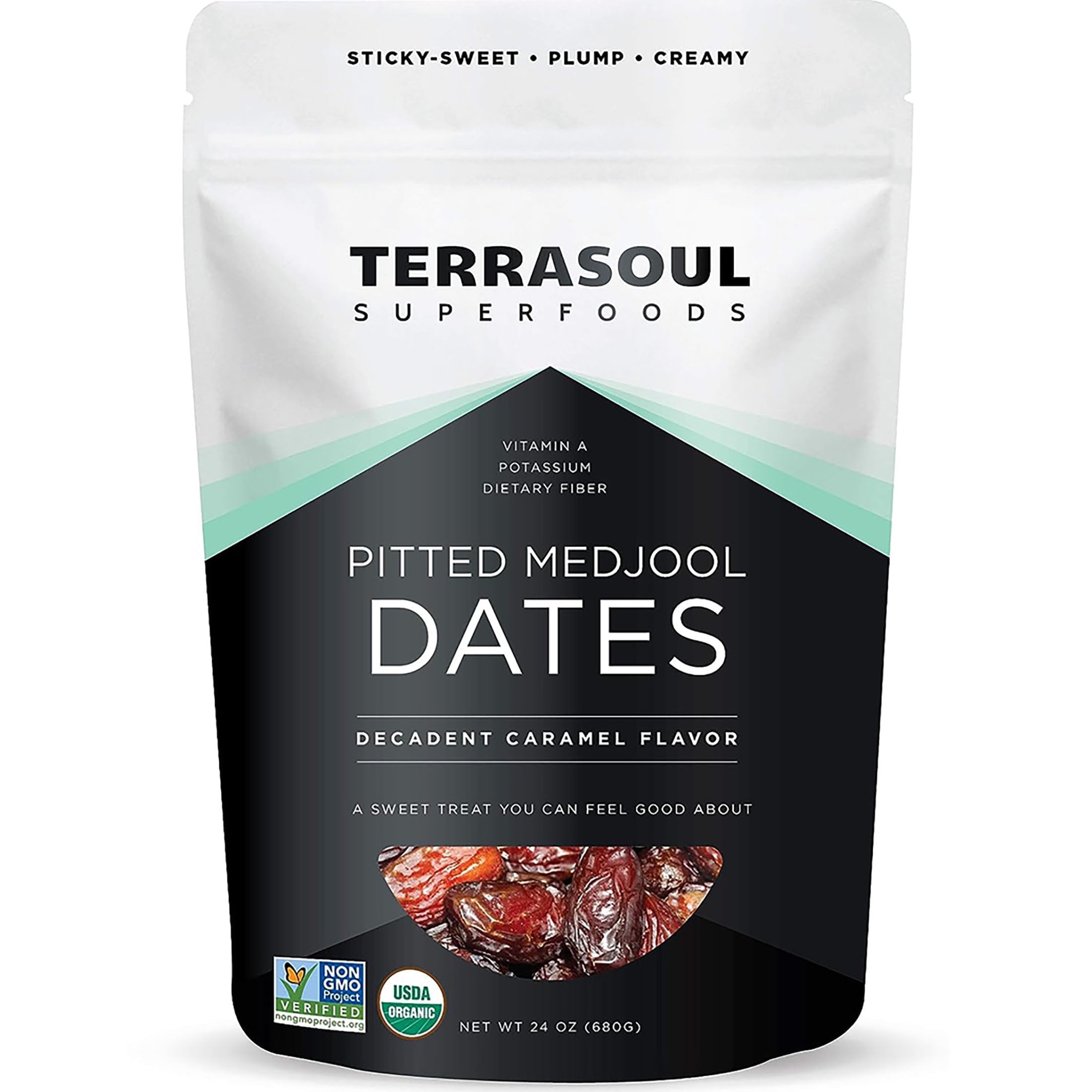 Walmart exclusive discounts  Terrasoul Superfoods Organic Pitted Medjool Dates 1.5 Lb Soft Chewy Sweet Caramel Flavor