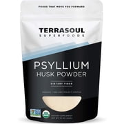 Terrasoul Superfoods Organic Psyllium Husk Powder, 1 Lb - Superfine Texture | High Purity | Keto Baking