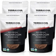 Terrasoul Superfoods Organic Reishi Mushroom Powder 41 Extract, 22 Oz 5.5 Oz 4-Pack - Immune Boosting | Coffee Enhancer | Deeper Sleep