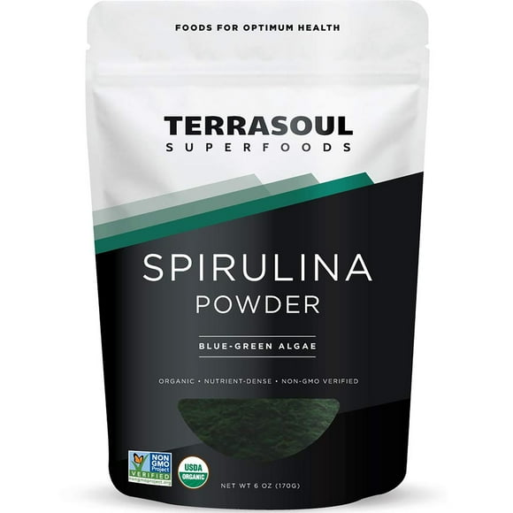 Terrasoul Superfoods Organic Spirulina Powder, 6 Oz