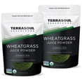 thumbnail image 1 of Terrasoul Superfoods Organic Wheat Grass Juice Powder, 10 Oz (5 Oz 2-Pack) - Grown in Utah, Made from Nutrient Concentrated Juice, Revitalize with Green Nutrition: Smoothies, Detox Drinks, 1 of 8
