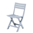 thumbnail image 1 of Aria Home Terrasse Outdoor Folding Chairs, UV Resistant Resin, Set of 4, Light Gray, 1 of 9