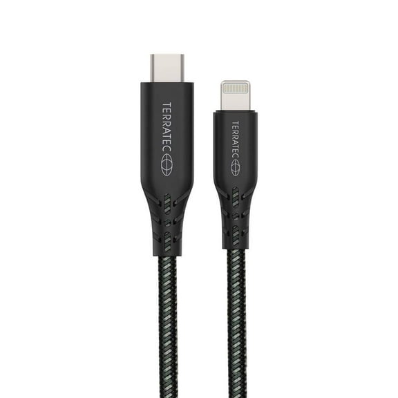 Terratec Charge CL2 USB Type-C auf Lightning Lade- und Datenkabel