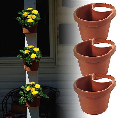 Terratrade 3pc Drain Pipe Planter Set