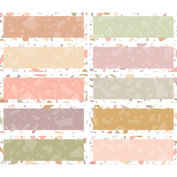 Teacher Created Resources Terrazzo Tones Magnetic Labels Accents, Pack of 20