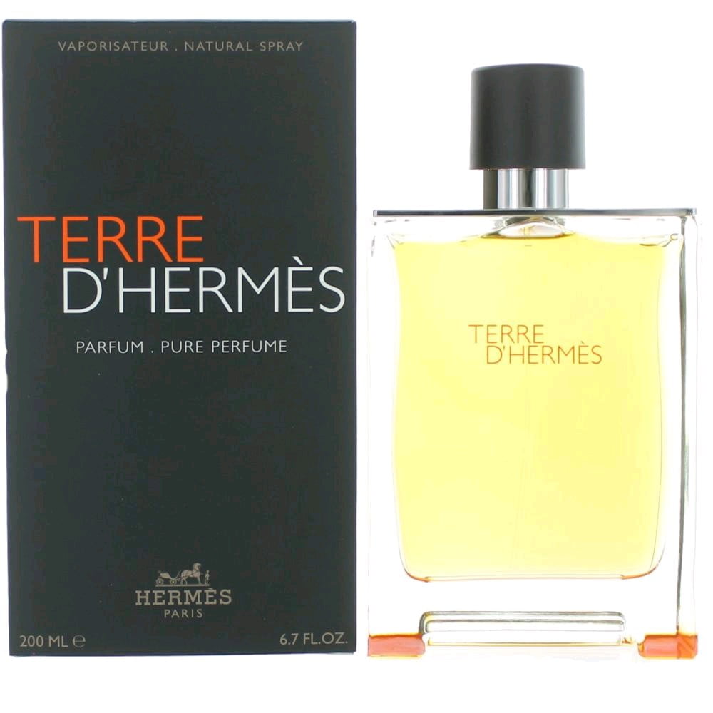 Terre d'Hermès Parfum Hermes Terre D'Hermes, 6.7 oz Pure Parfum Cologne Spray for