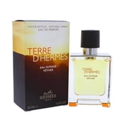 Terre DHermes Eau Intense Vetiver by Hermes for Men - 1.6 oz EDP Spray