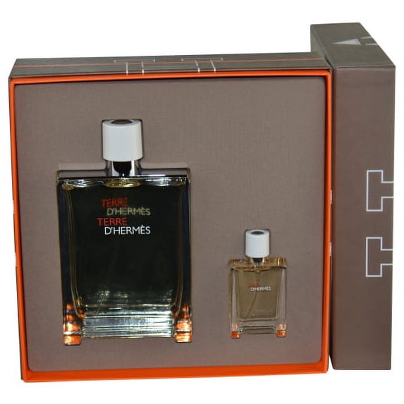 Terre DHermes Eau Tres Fraiche by Hermes for Men - 2 Pc Gift Set 4.2oz EDT Spray, 0.42oz EDT Spray