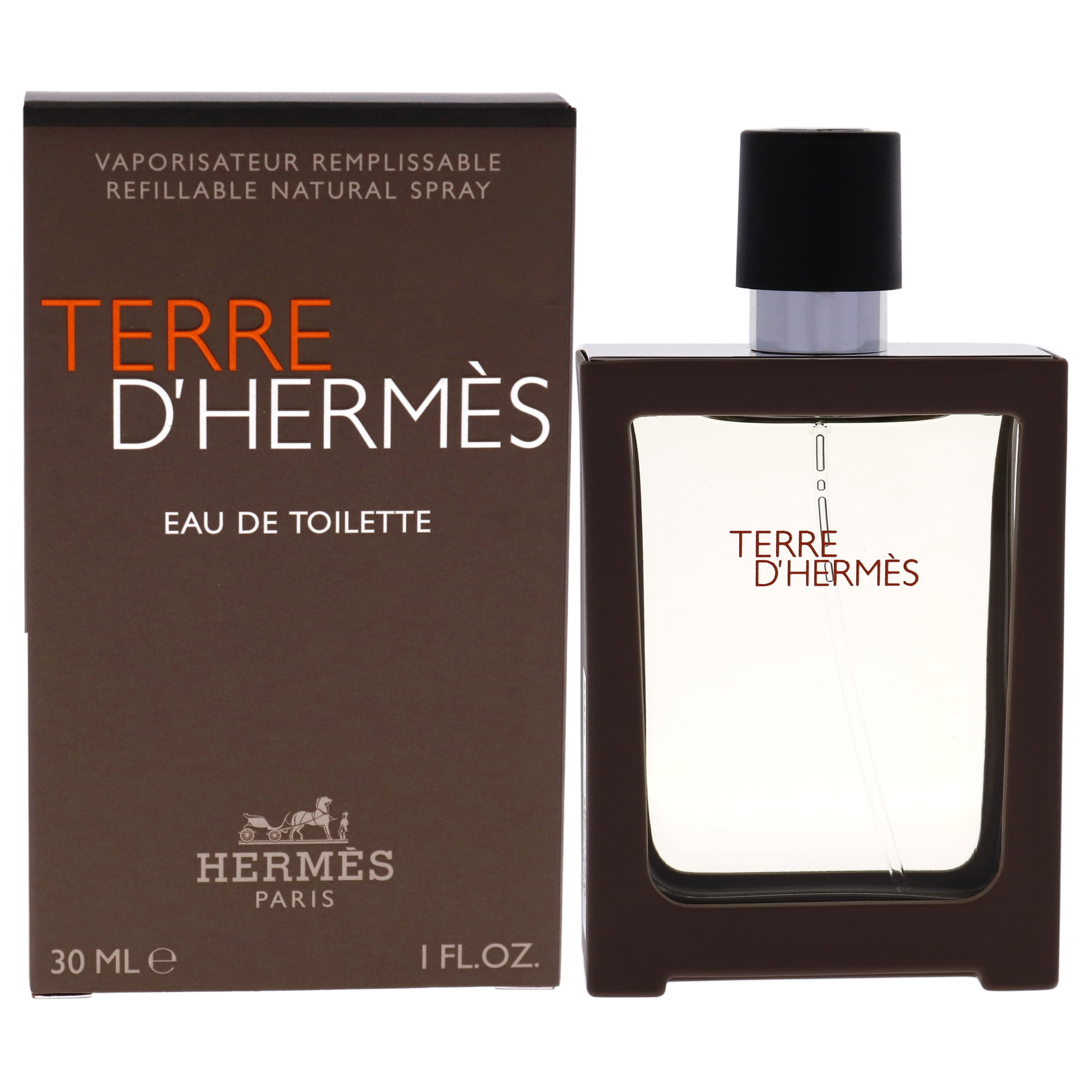 Terre Dhermes By Hermes For Men 1 Oz Edt Spray Refill 3864