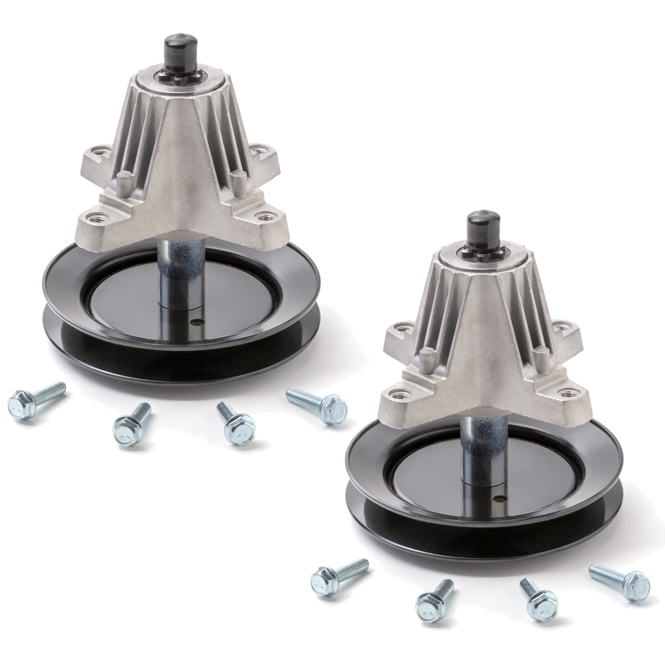 Terre Products, 2-Pack Lawn Mower Spindle Assembly, Fits 30 inch and 42 inch Mini Riders, Compatible with Cub Cadet, MTD, Troy-Bilt, Replaces 618-04822, 618-04822A