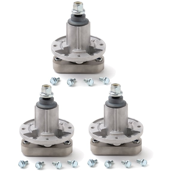 Terre Products, 3-Pack Lawn Mower Deck Spindle Assembly Fits Decks 42" and 48", Compatible with John Deere, Replacement for GY20050, GY20785