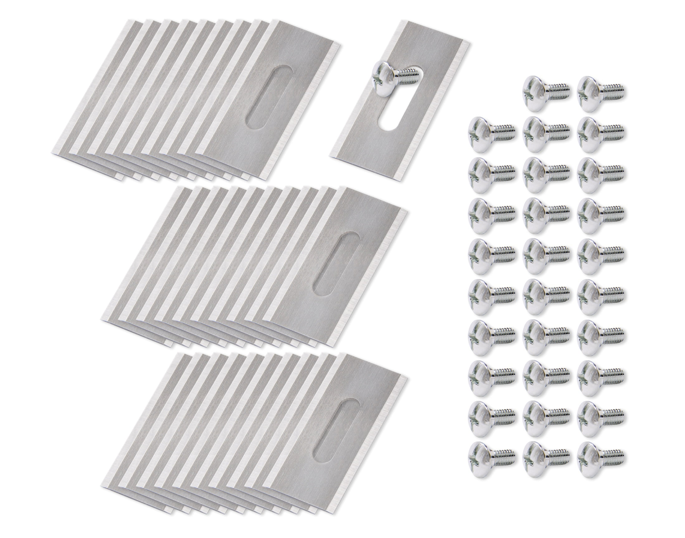 Terre Products, 30 Pack, Robotic Lawn Mower Replacement Blades, Compatible with Husqvarna Automower, Gardena Sileno, McCulloch ROB S Series, and more
