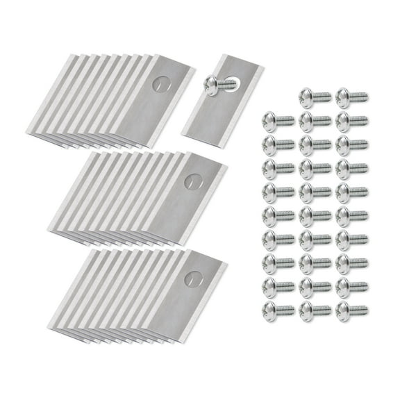 Terre Products, 30 Pack, Robotic Lawn Mower Replacement Blades, Compatible with Worx Landroid models
