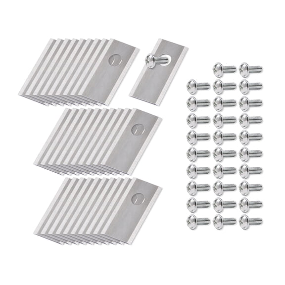 Terre Products, 30 Pack, Robotic Lawn Mower Replacement Blades, Compatible with Worx Landroid models