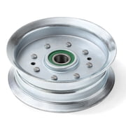 Terre Products, Flat Idler Pulley, 4-1/2 Inch Flat Diameter, Compatible Part for John Deere GY22082, GY20629, Tractor Models 190C, D170, G110, LA150, LA175