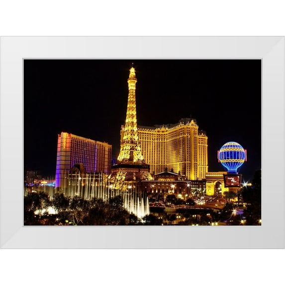 Terrible, Aurelien 24x18 White Modern Wood Framed Museum Art Print Titled - Vegas