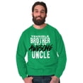 thumbnail image 1 of Terrible Brother Awesome Uncle Men's Big & Tall Crewneck Sweatshirt Brisco Brands 2X, 1 of 5