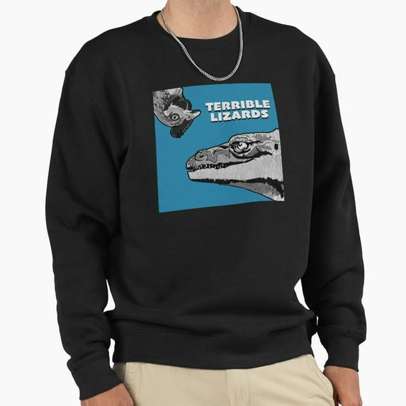 Terrible Lizards Dinosaur Prehistoric Retro Aesthetic Graphic Vintage Unisex Sweatshirt G1366, Up to Size 5XL