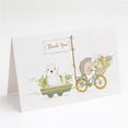 thumbnail image 1 of Terrier Cream & White Greeting Cards & Envelopes, Pack of 8, 1 of 1