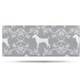 thumbnail image 1 of Terrier Dog Silhouette Dog and Flower Floral Bathroom Rugs Mat,Non Slip Microfiber Bathroom Rug,Rubber Backing,Soft Bathroom Mats for Bathroom Floor,Tub and Shower,60x24in(150x60cm), 1 of 5