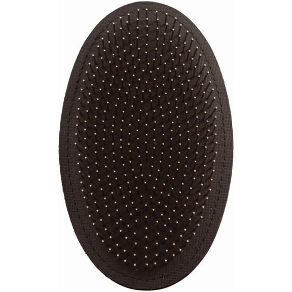 Terrier Palm Pad, Small Dog and Cat Brush, Small Leather Dog Brush, High Grade Steel Pin Head, Polished Metal Tips Dog Brush,16mm pin length