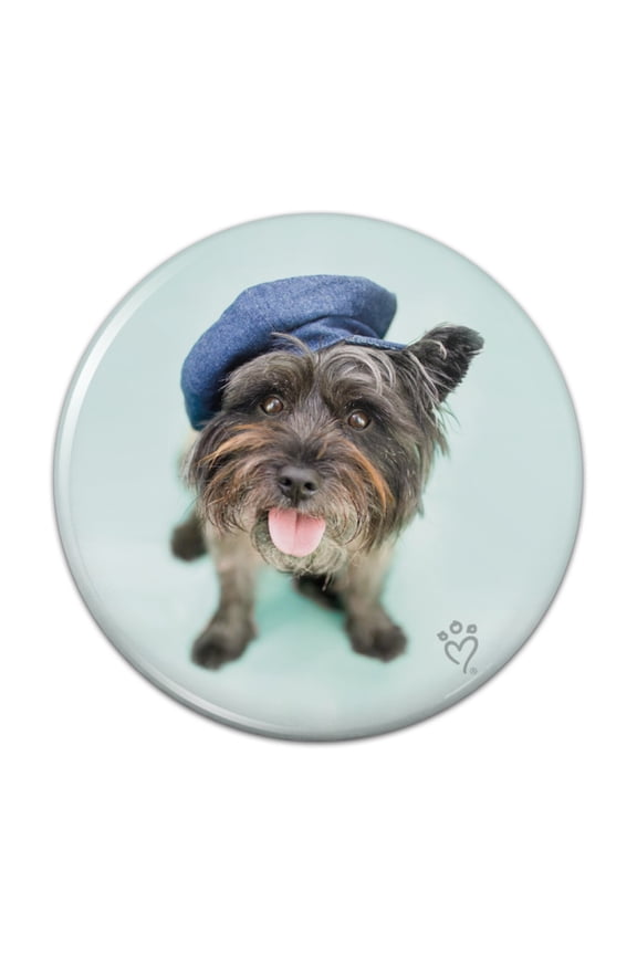Terrier Puppy Dog Nice Cap Hat Pinback Button Pin
