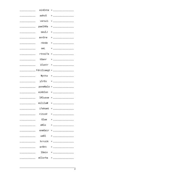 Terrific Word Scramble Puzzles with Vintage French Boy Names - Solutions included : Have a Blast! (Paperback)