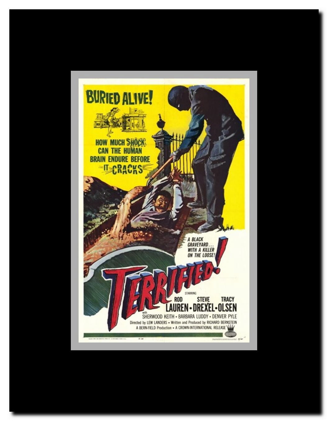 Terrified Framed Movie Poster