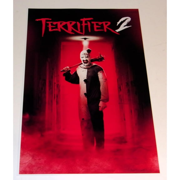 Terrifier 2 Art the Clown 2022 Cult/Extreme Horror Poster 19"x13" Killer Clown #2