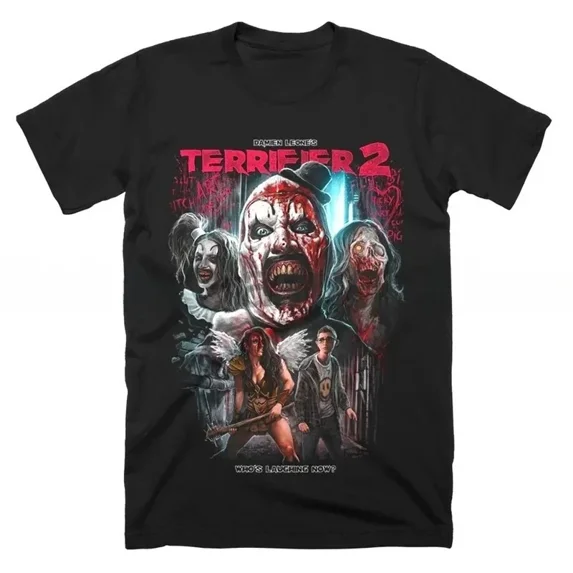 Terrifier 2 Horror Movie T-Shirt, Art The Clown Horror Movie Shirt
