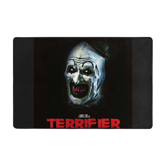 Terrifier 2 Rug Non-Slip Locking Edge Carpet Thickened Large Size Door Mat, for Living Room Kitchen Hallway Bedroom Soft Machine Washable Floor Carpet 36"x24"