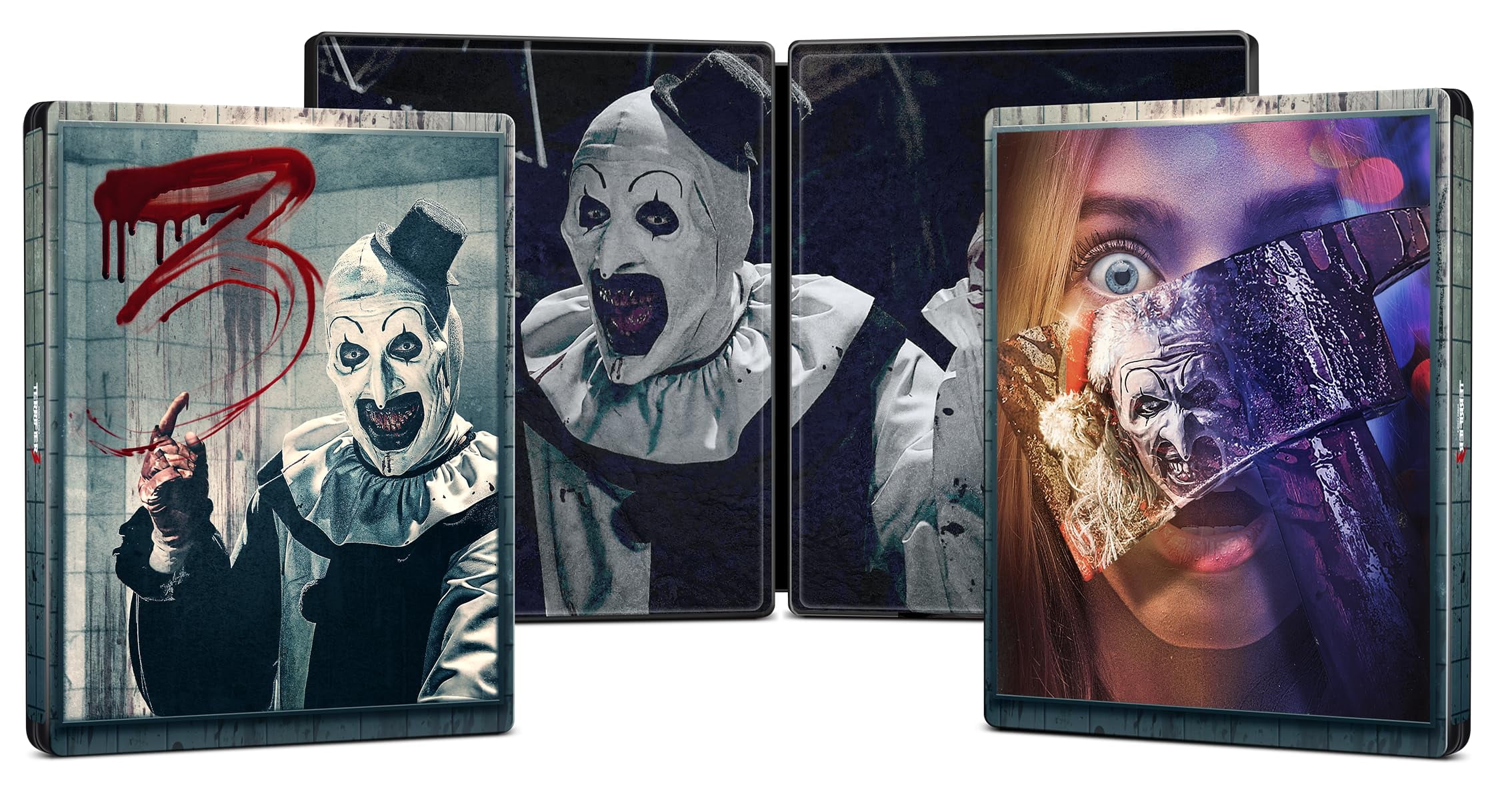 Terrifier 3 4K Limited Edition Steelbook (Italian Import) (4K Ultra HD) Damien Leone Tom Savini