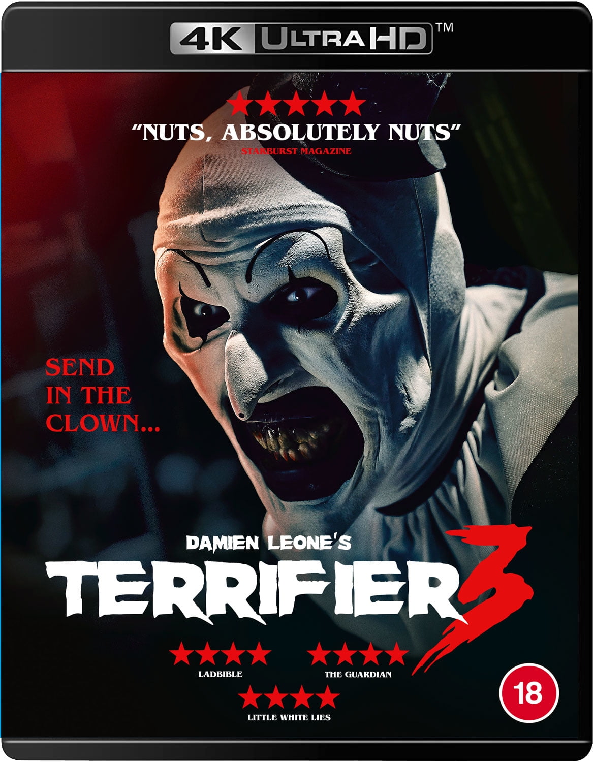 Terrifier 3 (4K Ultra HD) Antonella Rose David Howard Thornton Elliott Fullam Lauren LaVera